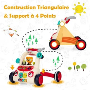 اسباب بازی نوزادی واکر چندکاره موزیکال هولی تويز Hola Toys مدل 8997 _اسباب بازی نوزادی